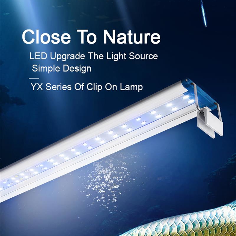 Aquarium Plant Growth Light - Extensible Étanche Clip sur Lampe Pour