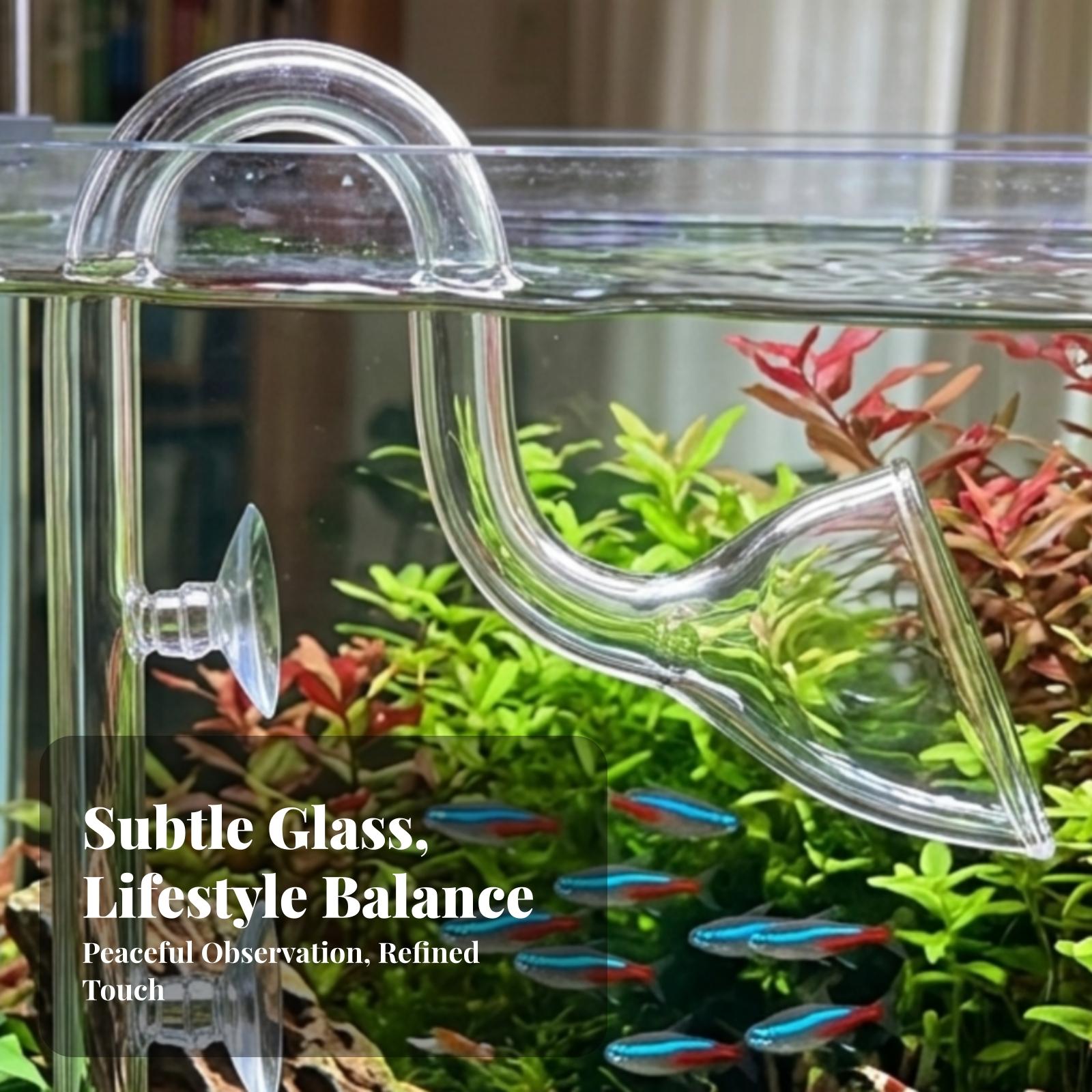 Aquarium Planted Tank - Ensemble de tuyaux Lily Pipe transparents