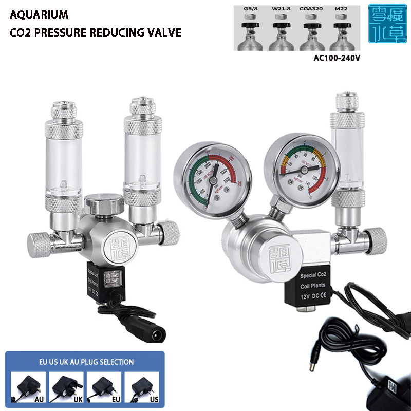 Planted Aquarium Parameters - Régulateur de CO2 pour aquarium, électrovanne,