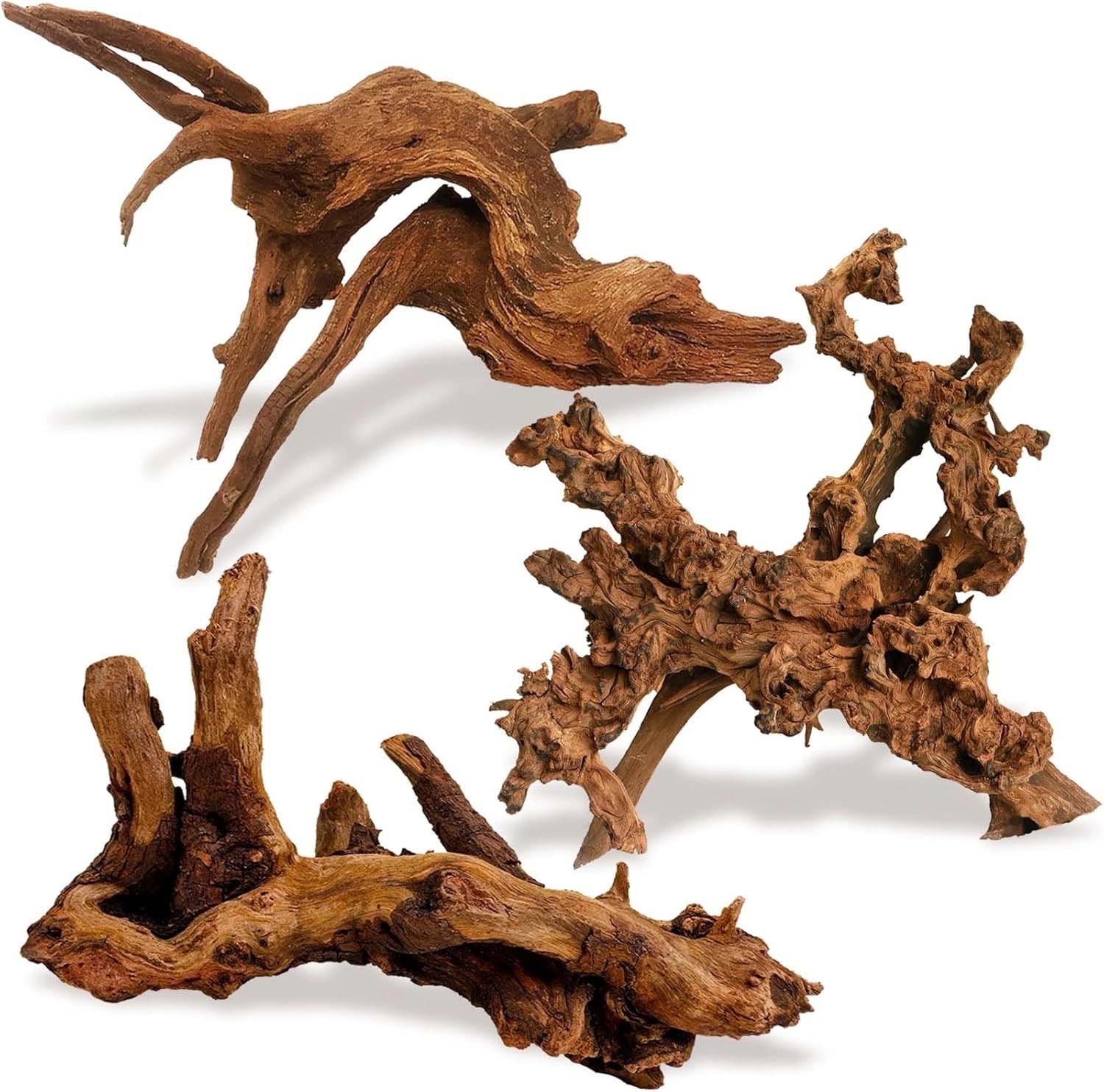 Aquarium Planted Wood - 15-20CM 1 pièce Bois flotté naturel