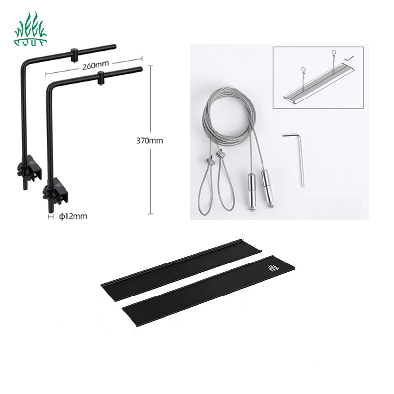 Aquarium Plant Growth Light - -Du-Aqua-Kit d'Éclairage LED WRGB Suspendu pour