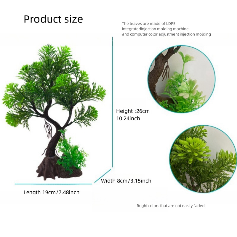 Plantes artificielles pour aqu - Aquarium Planted Wood avis et prix