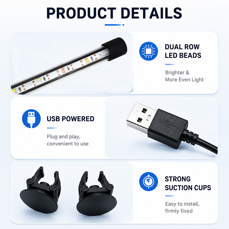 Bande lumineuse LED pour aquar - Aquarium Plant Growth Light avis et prix