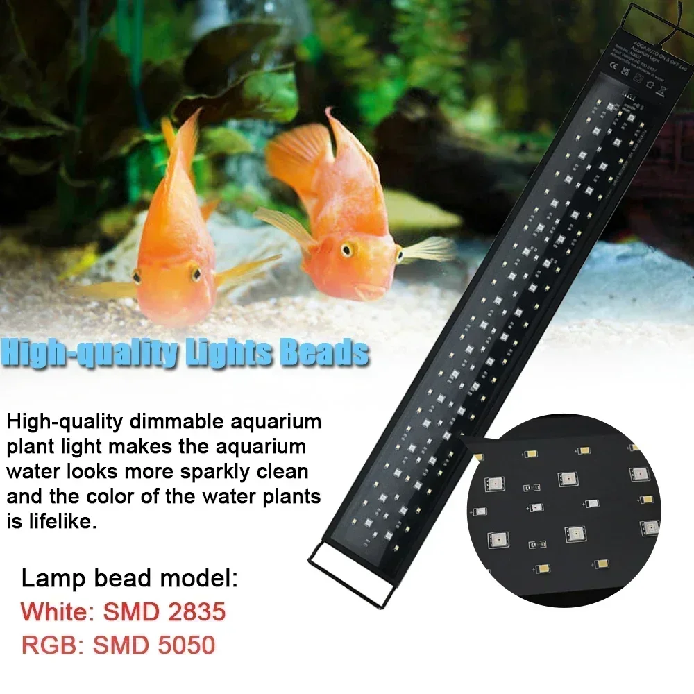 Lumière LED d'aquarium étanche - Aquarium Plant Growth Light avis et prix