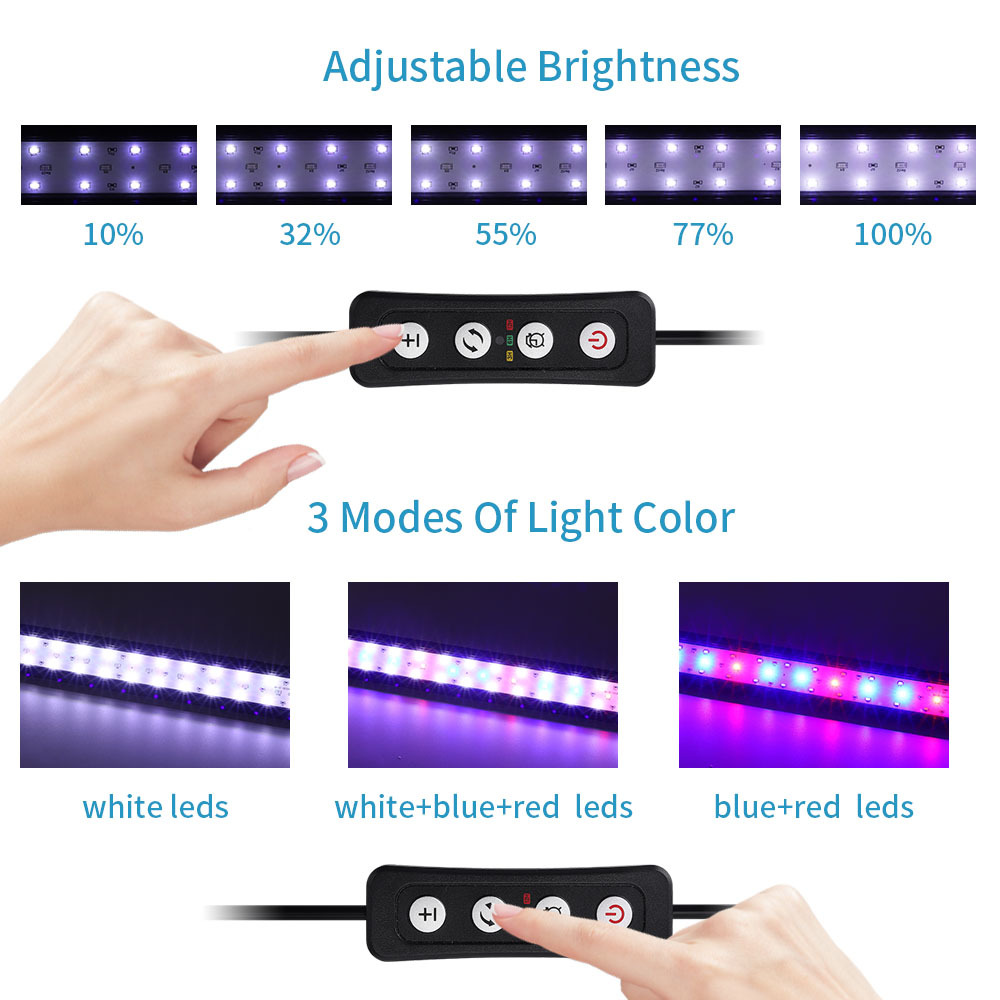Luminosité réglable de la lumi - Aquarium Plant Growth Light avis et prix