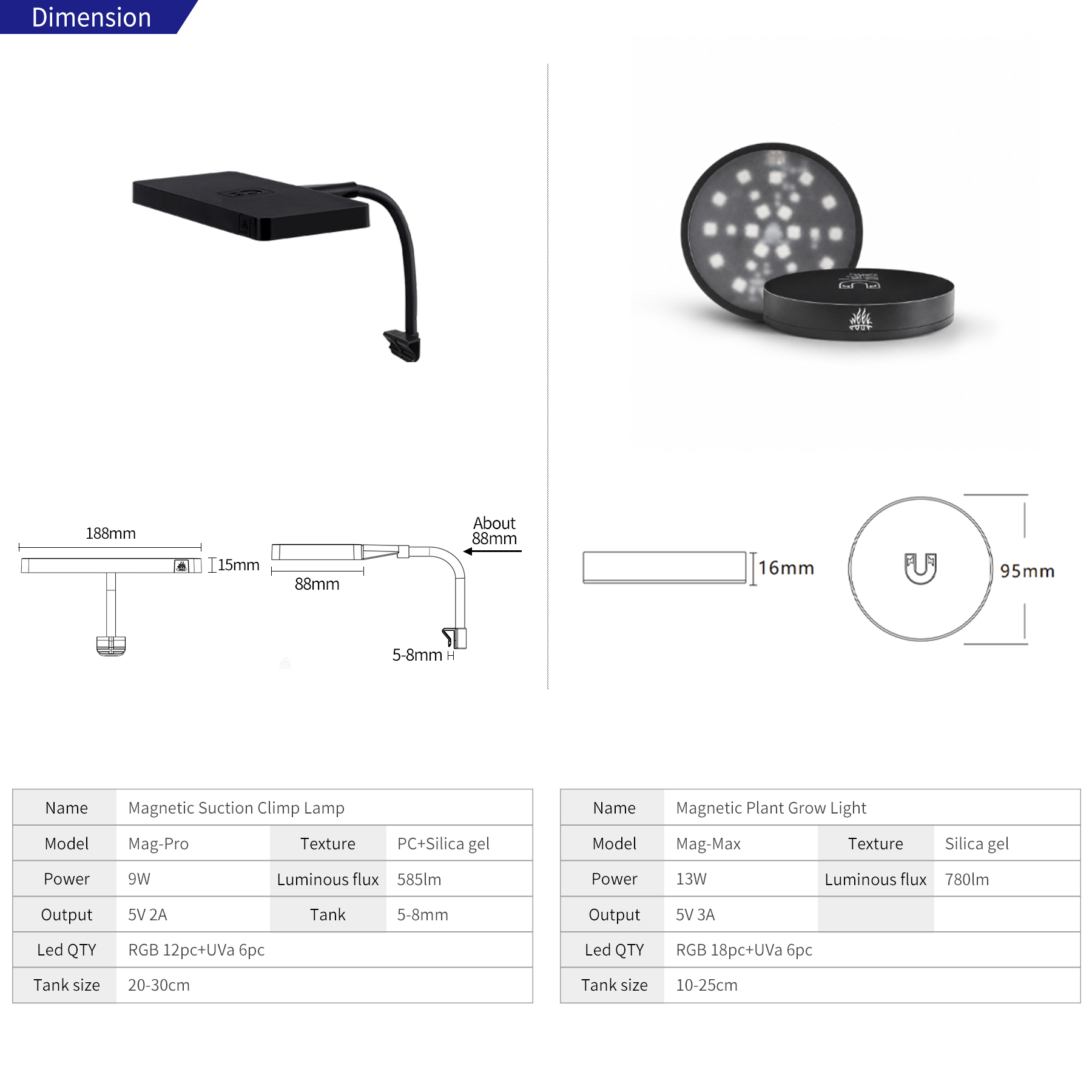 Lampe de croissance pour plant - Aquarium Plant Diseases avis et prix