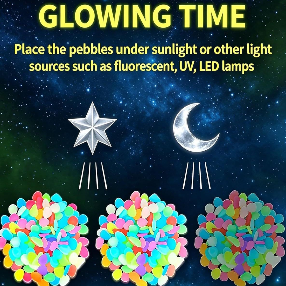 Galets lumineux colorés qui br - Aquarium Planted Tank avis et prix