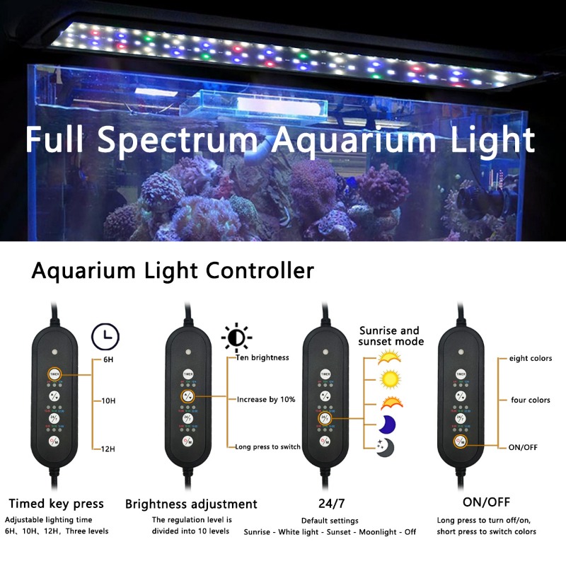 Lampe LED pour aquarium, spect - Aquarium Plant Light Spectrum avis et prix