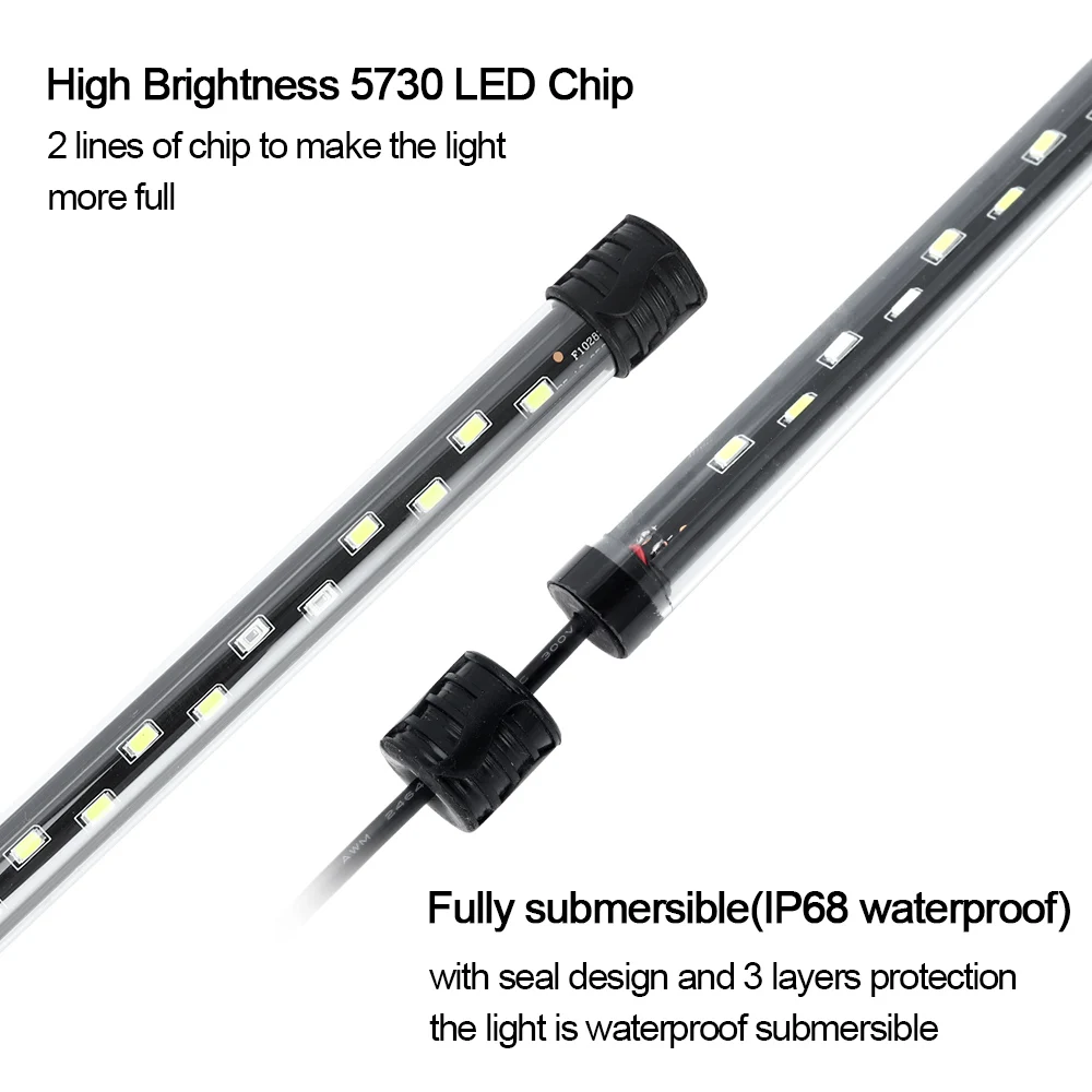 Lampe LED imperméable pour la  - Aquarium Plant Growth Light avis et prix