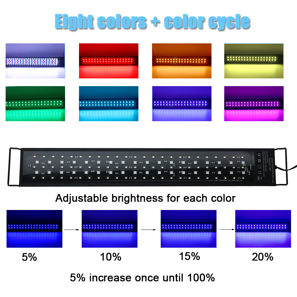 Lampe LED pour aquarium 30-60  - Aquarium Plant Growth Light avis et prix