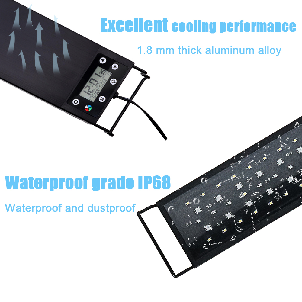 Lampe LED pour aquarium 30-60  - Aquarium Plant Growth Light avis et prix